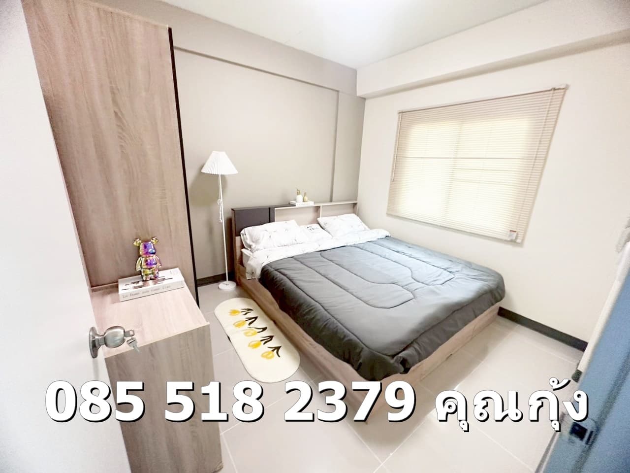 ขายด่วน เอื้อวัดพระเงิน ชั้น 5  จ่ายเพียง 569,000 บาท เท่านั้น  มี 2 ห้องนอน